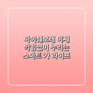 마이쉐보레, 이제 막힘없이 누리는 스마트 카 라이프