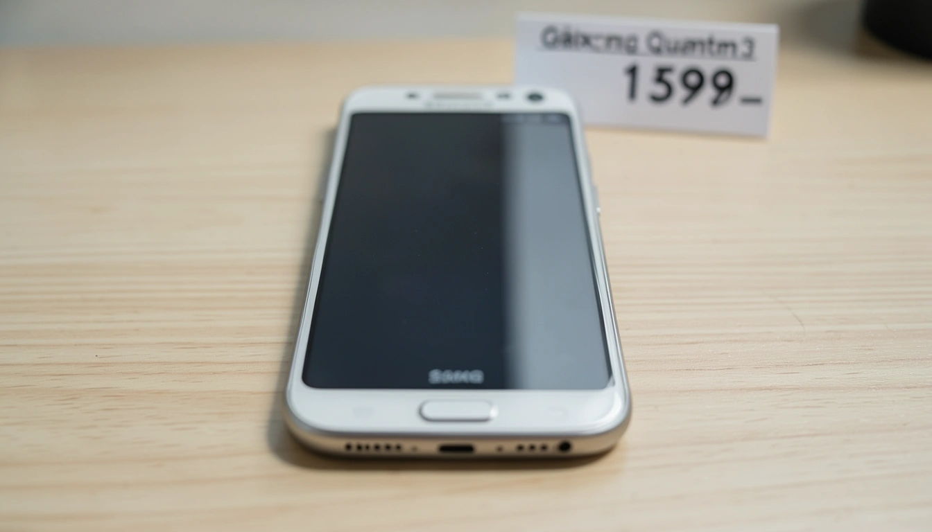 실거래 데이터 기반 갤럭시 퀀텀3 중고 가격 시세 분석